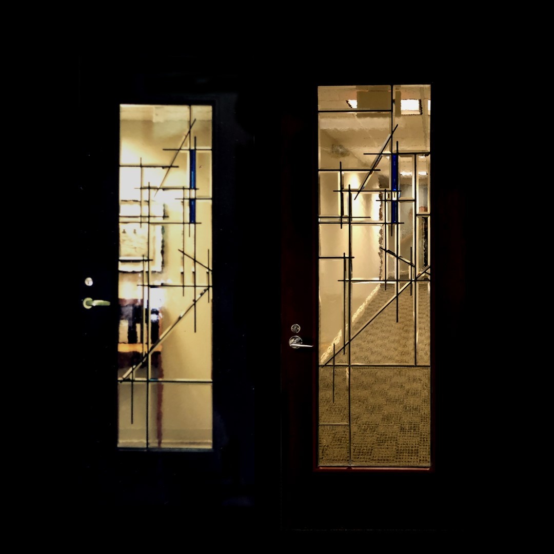Beveled Glass Entry Richmond Va Cain Architectural Art Glass