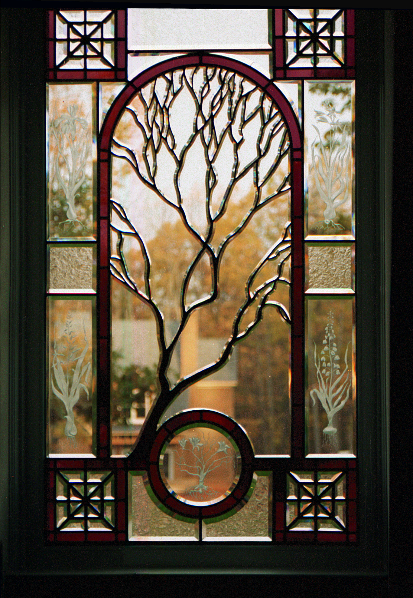 Wayne Cain Sculpted Tree Beveled Gl Window Midlothian Virginia Contemporary Stained Gl Sculpted Tree Beveled Window Cain Art 2016 All Rights