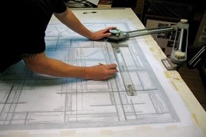 Drawing Stained Glass - ©Cain INC