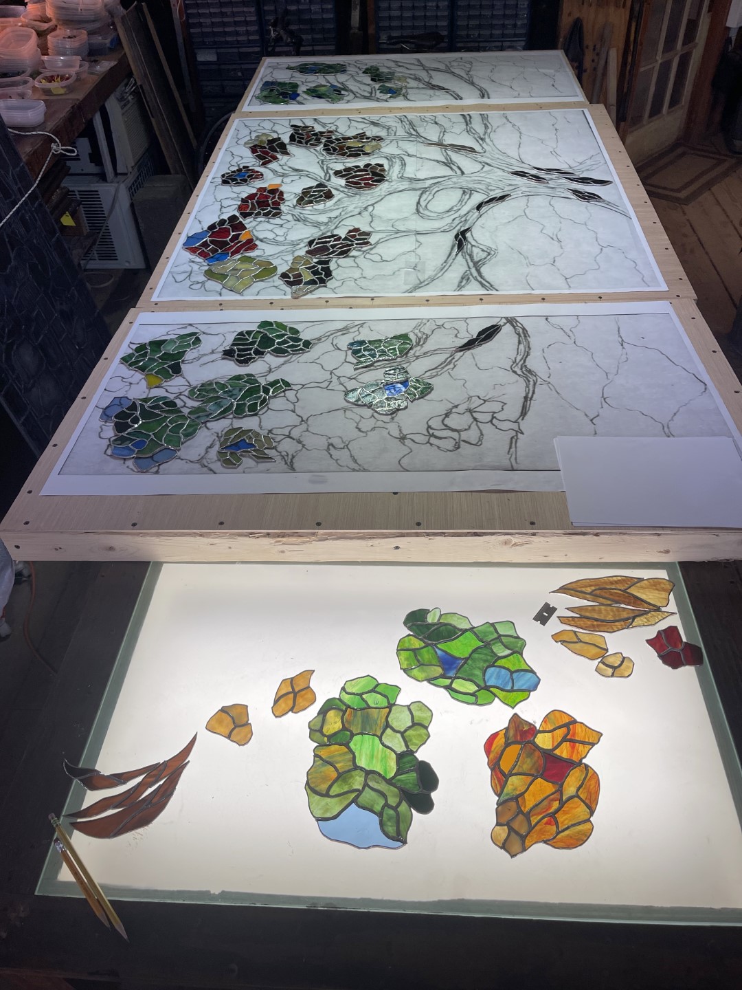 DESIGN SECTION - Hand Painted Glass / Architectural Installation main image 1