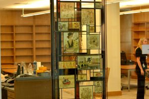 Billy Ireland Cartoon Library Museum Wayne Cain Inc. Art Glass