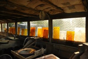 Cain Inc. Acid Etched Glass Stained Glass Restoration