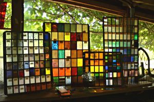 Cain Inc. Colored Glass Samples Selection Art Glass Stained Glass