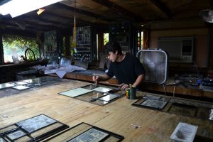 Cain Inc. Daniel White Billy Ireland Patina Stained Glass Art Glass Clear Coat Preserve Metal