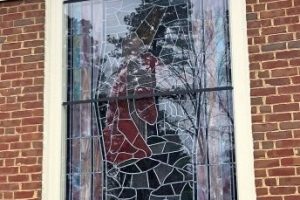 Cain Inc. Northside Baptist Church Stained Glass Sacred Religous Restoration Protective Covering 2