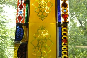 Cain Inc. Painted Glass Silver Stained Stained Glass Art Glass Daniel White Color Selection