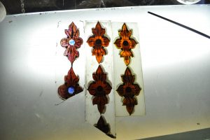 Cain Inc. Painted Glass Stained Glass Detail