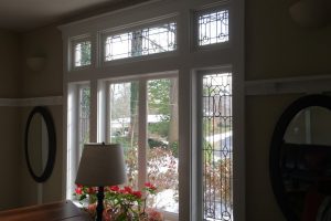 Cain Inc. Restored REstoring Leaded Glass Stained Glass Art Glass Sidelights Transom