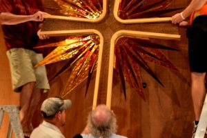 Cain Inc. St Johns Lutheran Church Wayne Cain Glass Cross