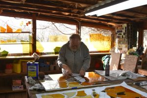 Cain Inc. Wayne Cain Amelia Stained Glass Art Glass Cut Glass Color Selection