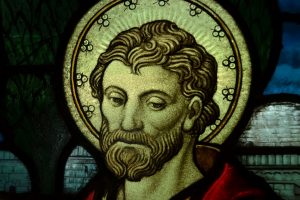 Cain Inc. Wayne Cain Daniel White Painted Glass Stained Glass Religous Sacred