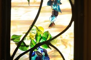 Cain Inc. Wayne Cain Flameworking Lampworking Glass Leaves Wisteria Glass Petals