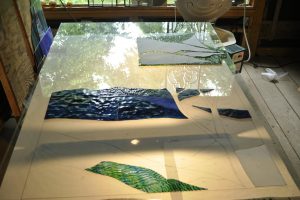 Cain Inc. Wayne Cain Stained Glass Design Cutting Glass Beginning