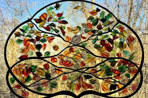 Cain Inc. Wayne Cain and Will White Flameworked leaves