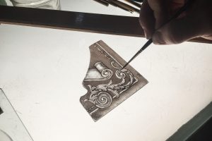 CainInc-111 Stained Glass Painted Glass Daniel White