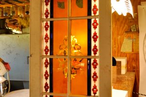 CainInc-170 Wayne Cain Acid Etched Glass Stained Glass Art Glass