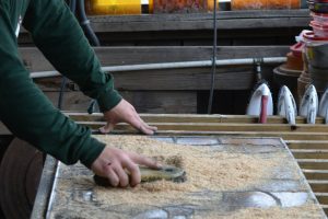 Sawdust Putty Stained Glass Art Glass Daniel White Wayne Cain Inc.