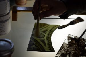 Stained Glass Painting Restoratin Washington DC Private Residence (2)