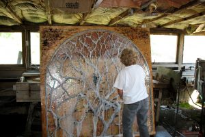 Wayne Cain Leaded Glass Stained Glass Solder Sculpturing
